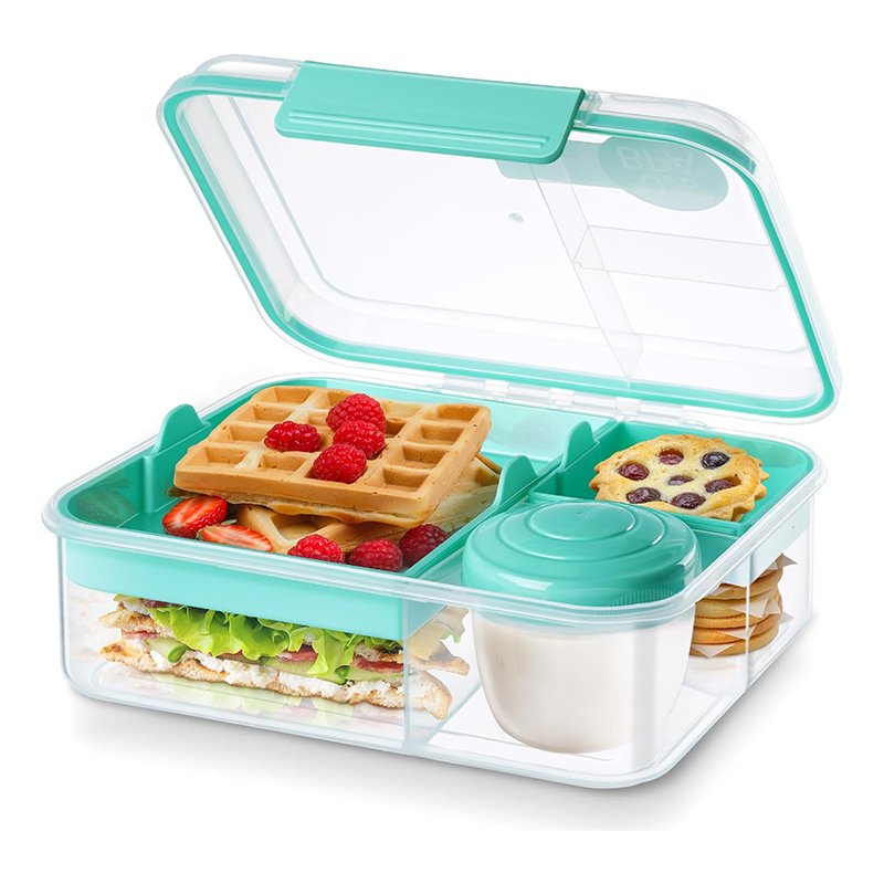 Meal Prep Meal Ideas - 4 Compartment Leakproof Bento Lunch Box