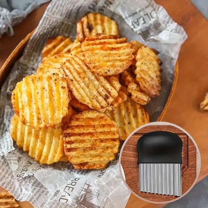 2 Pcs Stainless Steel Crinkle  - огляд і ціна Meal Prep Quick