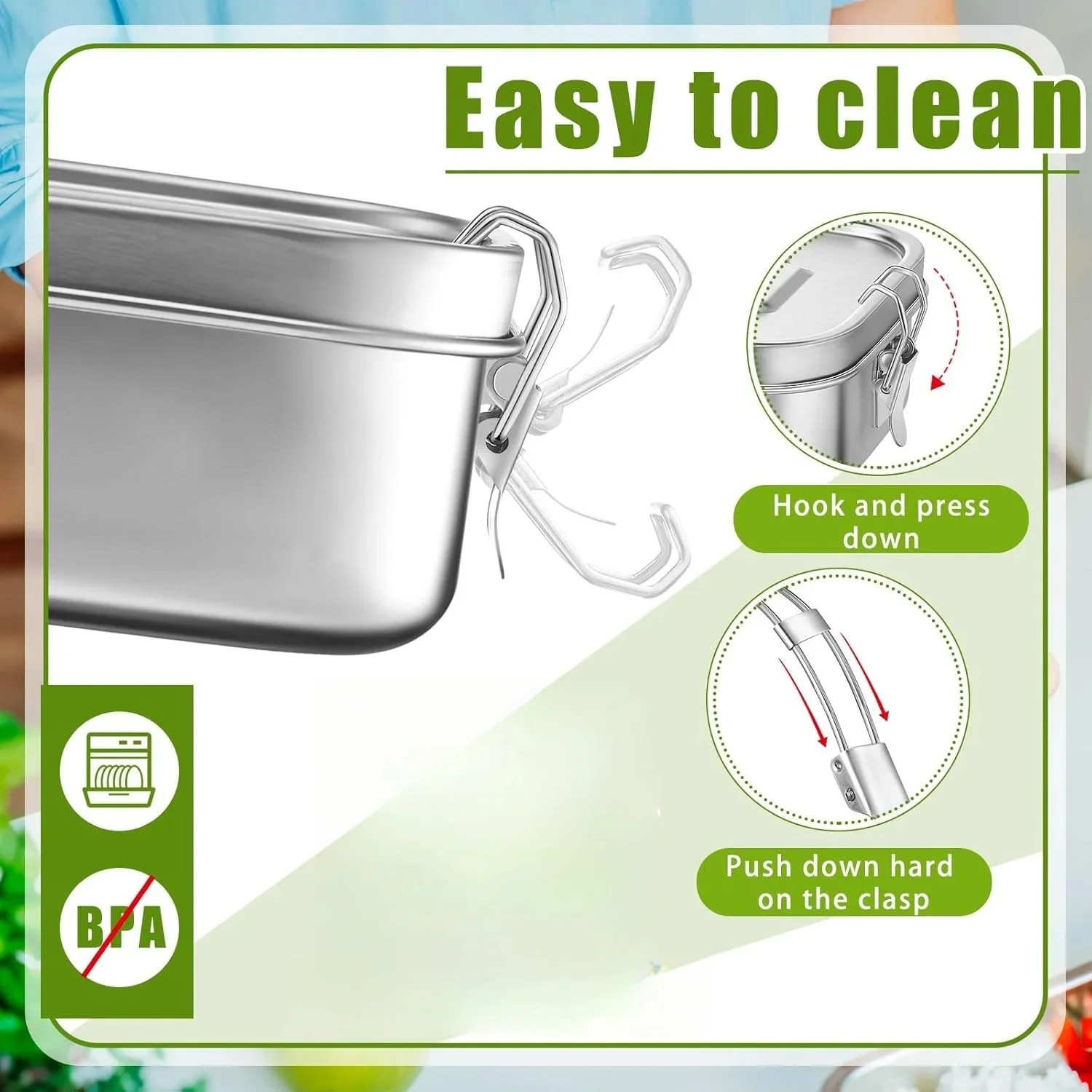 Stainless Steel Lunch Box for  - огляд і ціна Meal Prep Meal Ideas