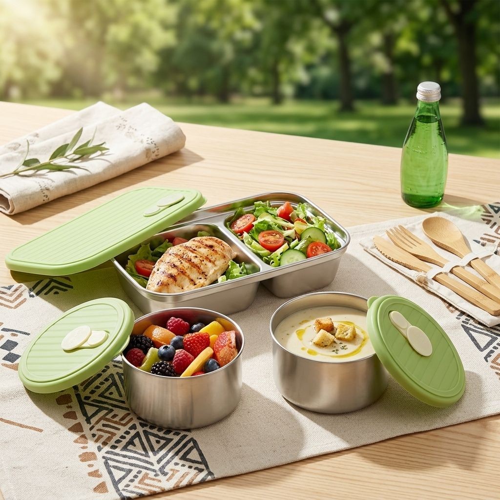 Microwave Safe 304 Stainless S - огляд і ціна Meal Prep Meal Ideas