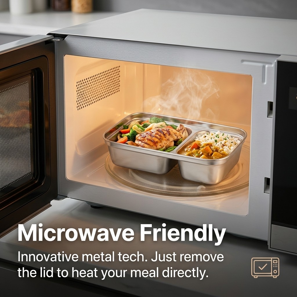 Microwave Safe 304 Stainless S - огляд і ціна Meal Prep Meal Ideas