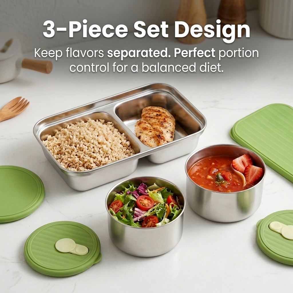 Microwave Safe 304 Stainless S - огляд і ціна Meal Prep Meal Ideas