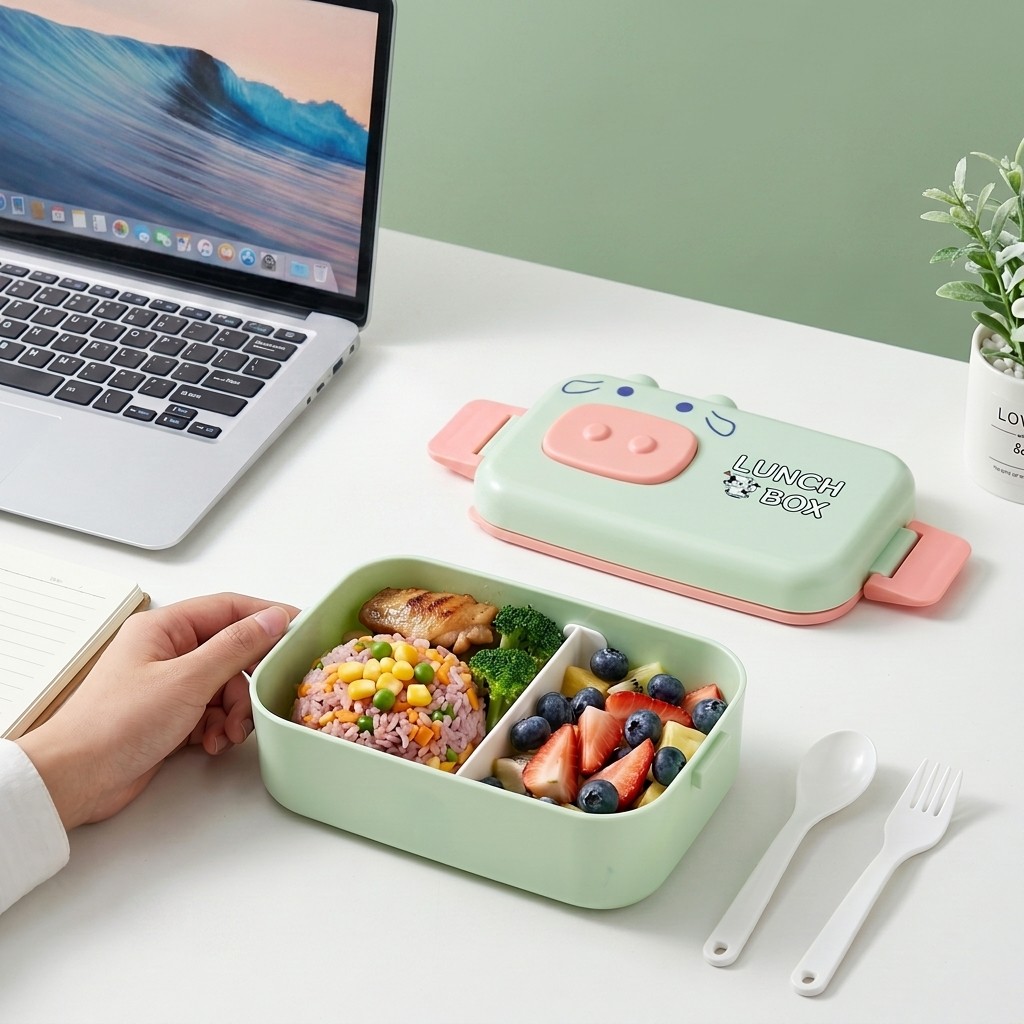 Kawaii Plastic Bento Box for K - огляд і ціна Meal Prep Meal Ideas