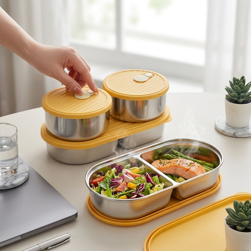 Microwavable 304 Stainless Ste - огляд і ціна Meal Prep Meal Ideas