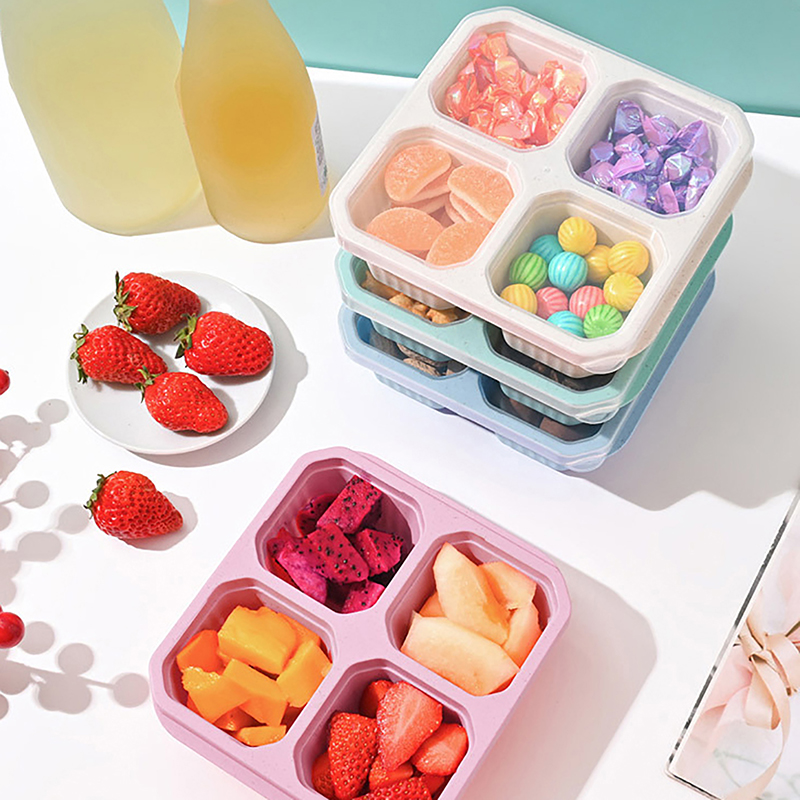 @*Snack Containers 4 Compartme - огляд і ціна Meal Prep Meal Ideas
