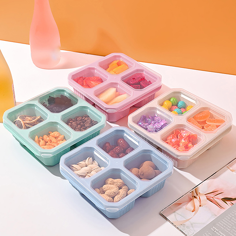 @*Snack Containers 4 Compartme - огляд і ціна Meal Prep Meal Ideas