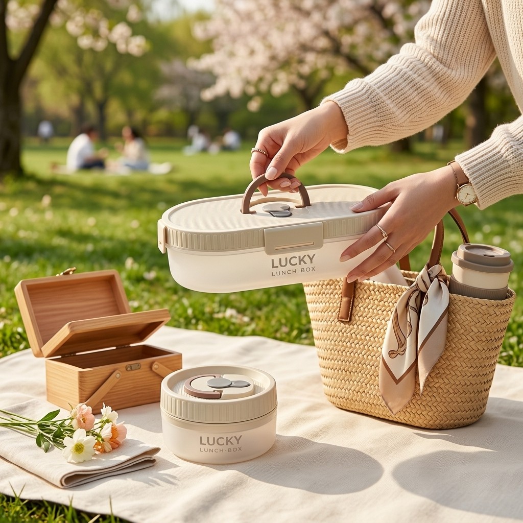 Portable Bento Lunch Box Set L - огляд і ціна Meal Prep Meal Ideas