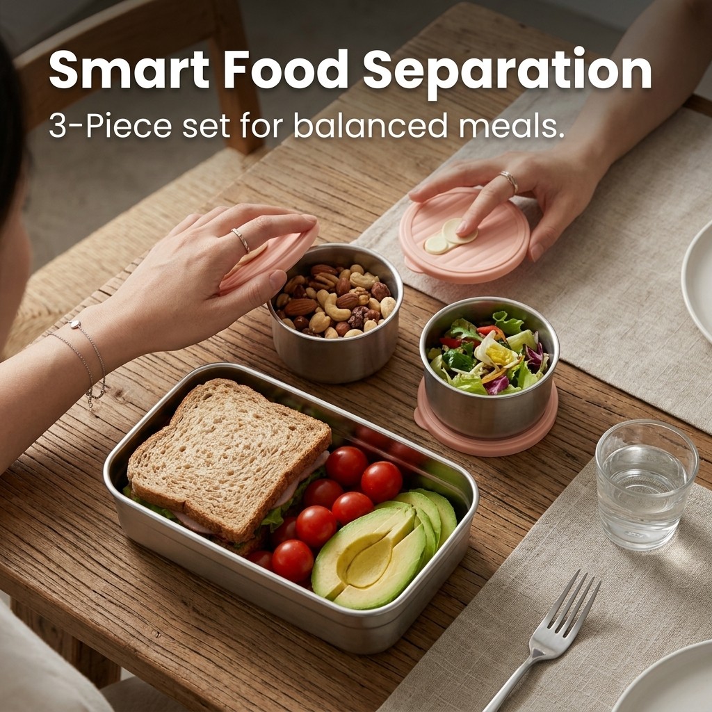 Bento Lunch Box Set Microwave  - огляд і ціна Meal Prep Meal Ideas