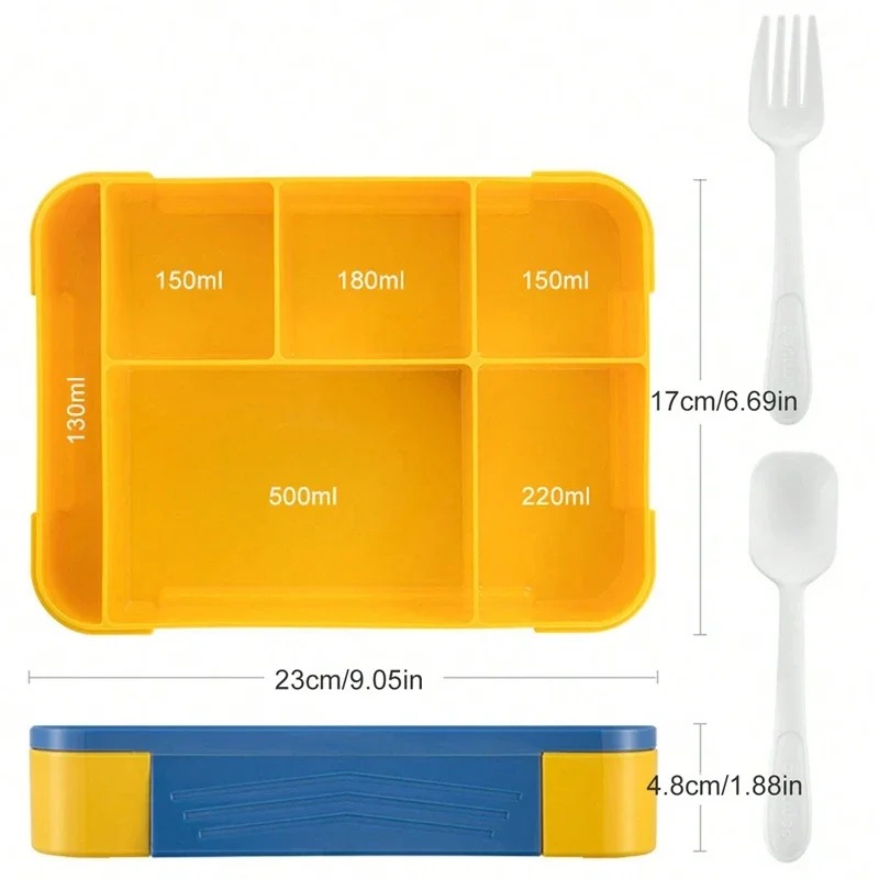 1330ML Bento Lunch Box Kids Ad - огляд і ціна Meal Prep Meal Ideas