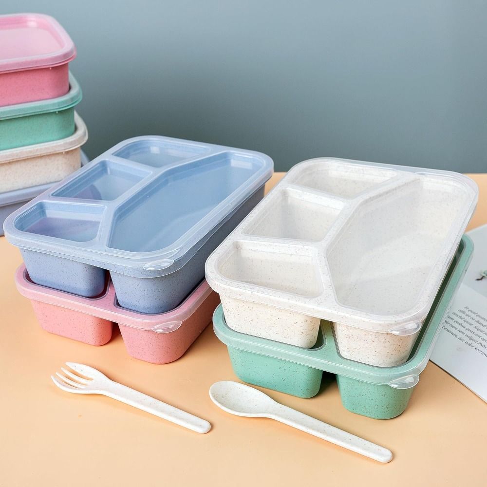 4 Compartments Kids Bento Box  - огляд і ціна Meal Prep Meal Ideas