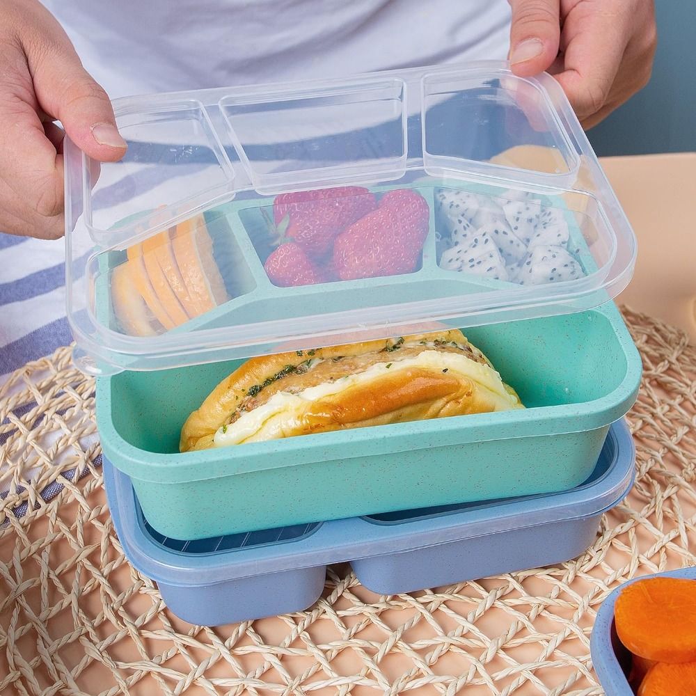 4 Compartments Kids Bento Box  - огляд і ціна Meal Prep Meal Ideas