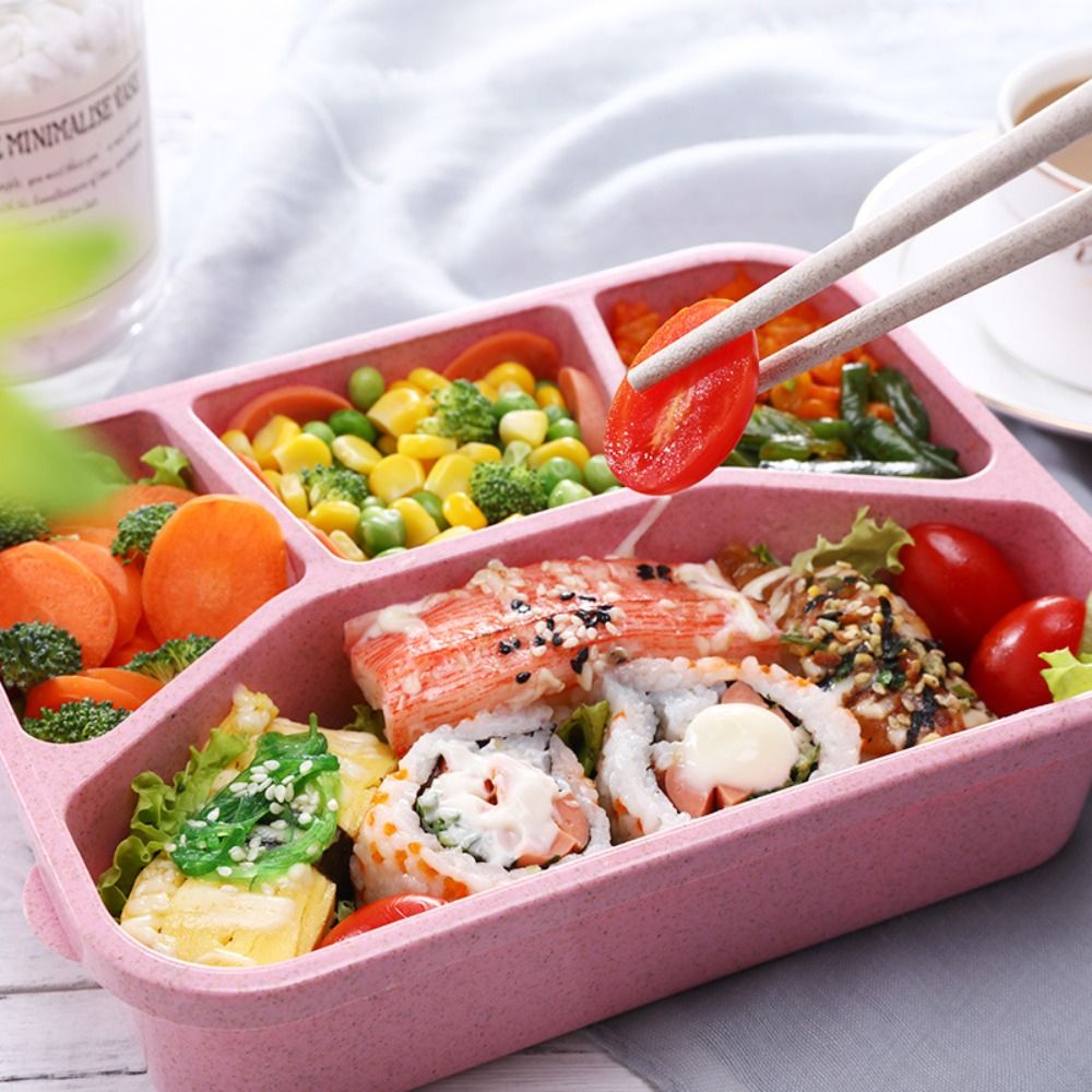 4 Compartments Kids Bento Box  - огляд і ціна Meal Prep Meal Ideas