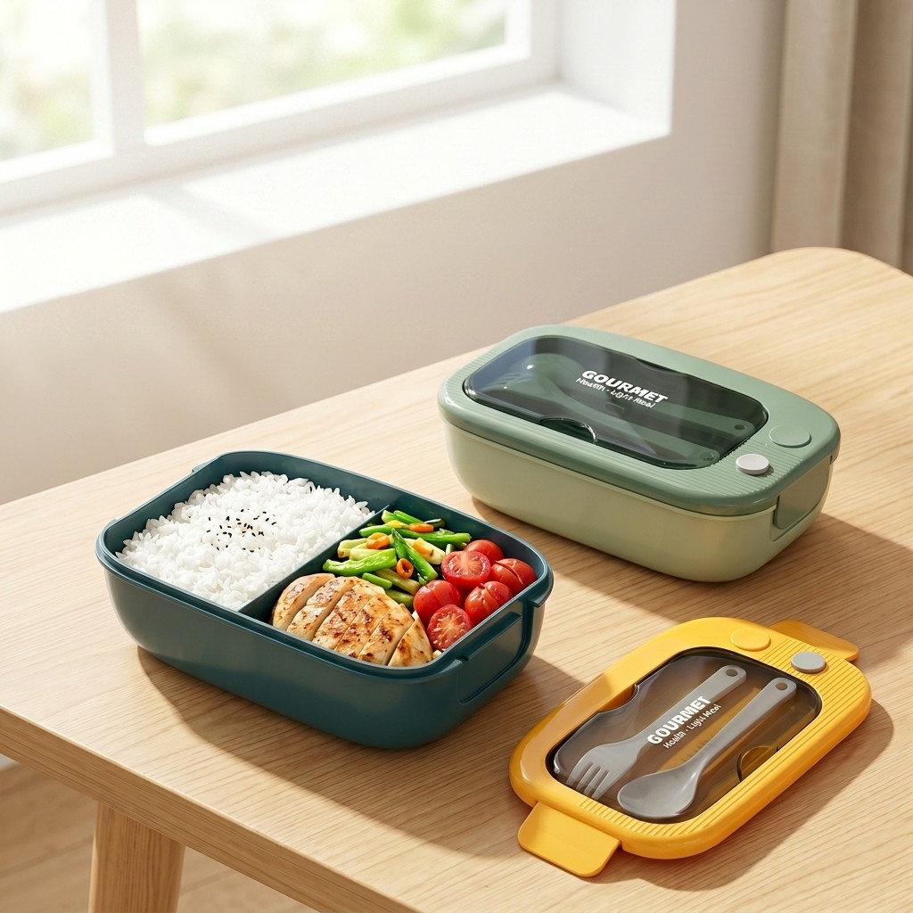 Microwavable Plastic Bento Box - огляд і ціна Meal Prep Meal Ideas