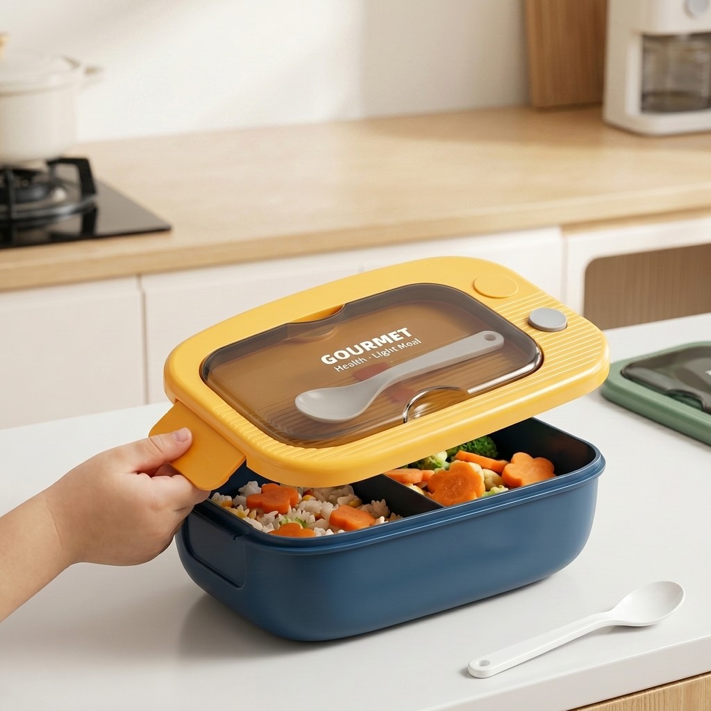 Microwavable Plastic Bento Box - огляд і ціна Meal Prep Meal Ideas