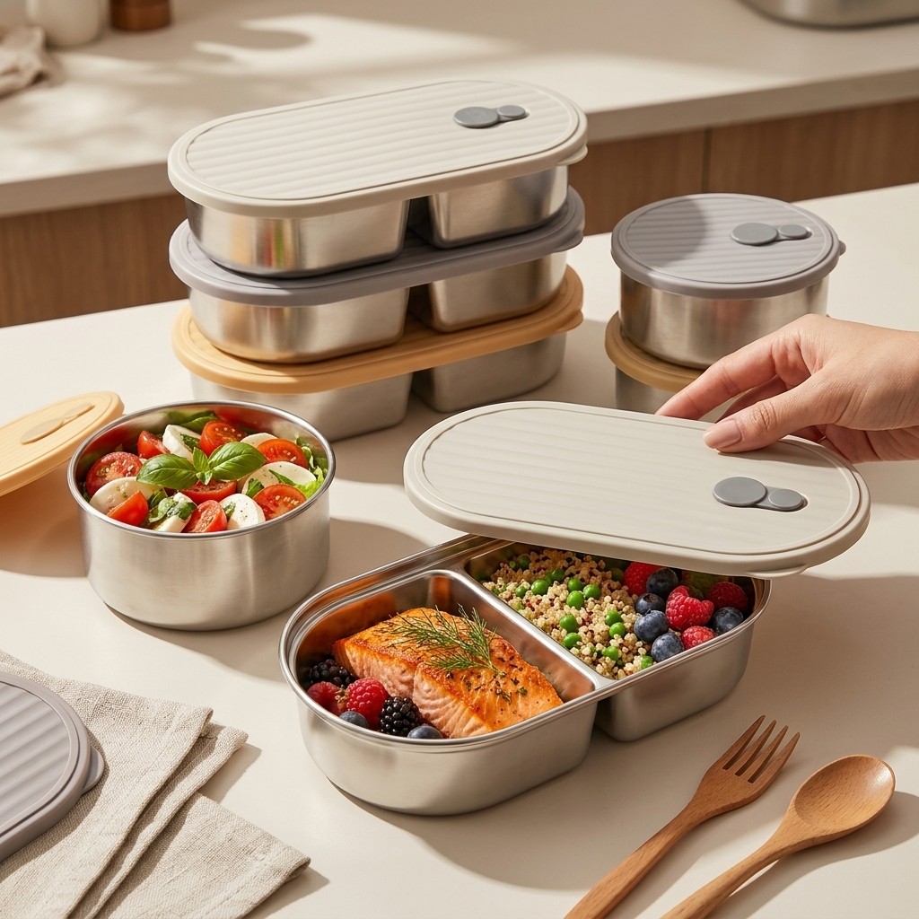 Microwave Safe 304 Stainless S - огляд і ціна Meal Prep Meal Ideas