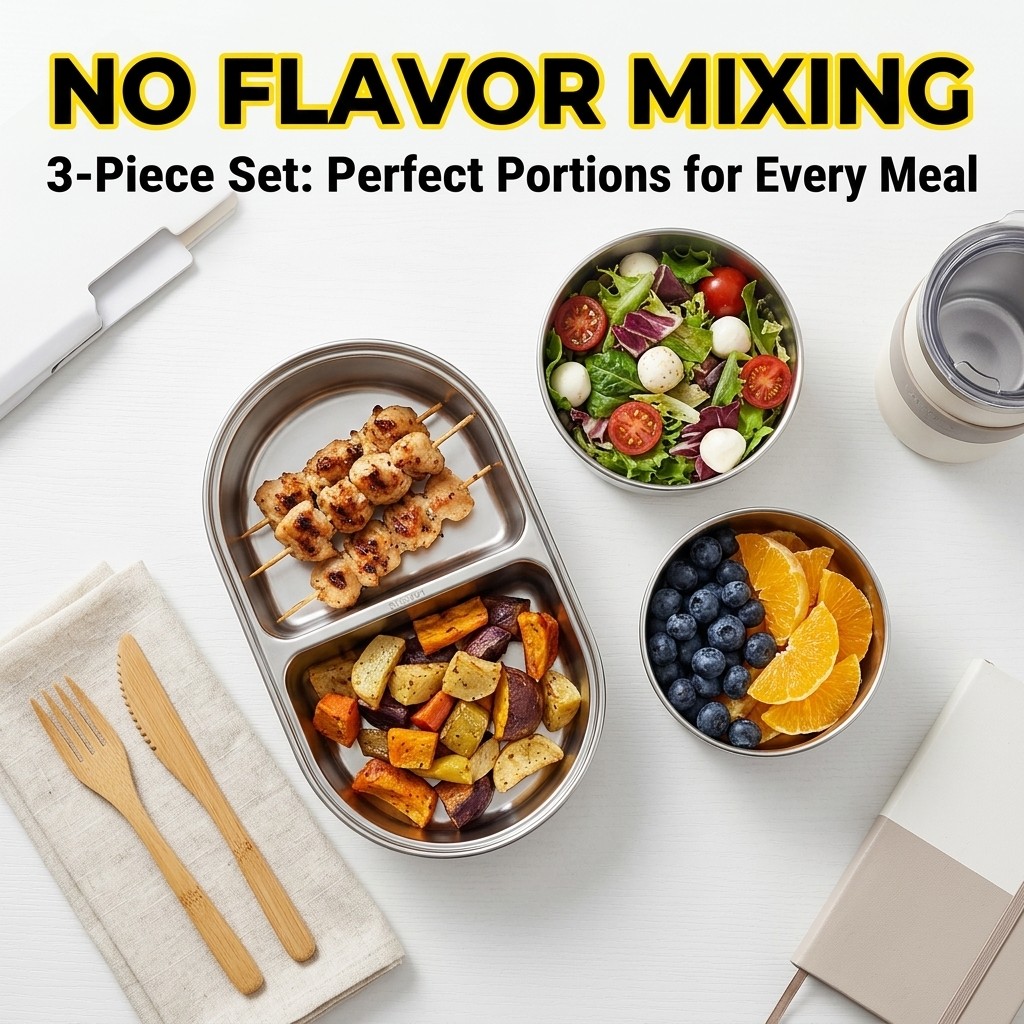 Microwave Safe 304 Stainless S - огляд і ціна Meal Prep Meal Ideas