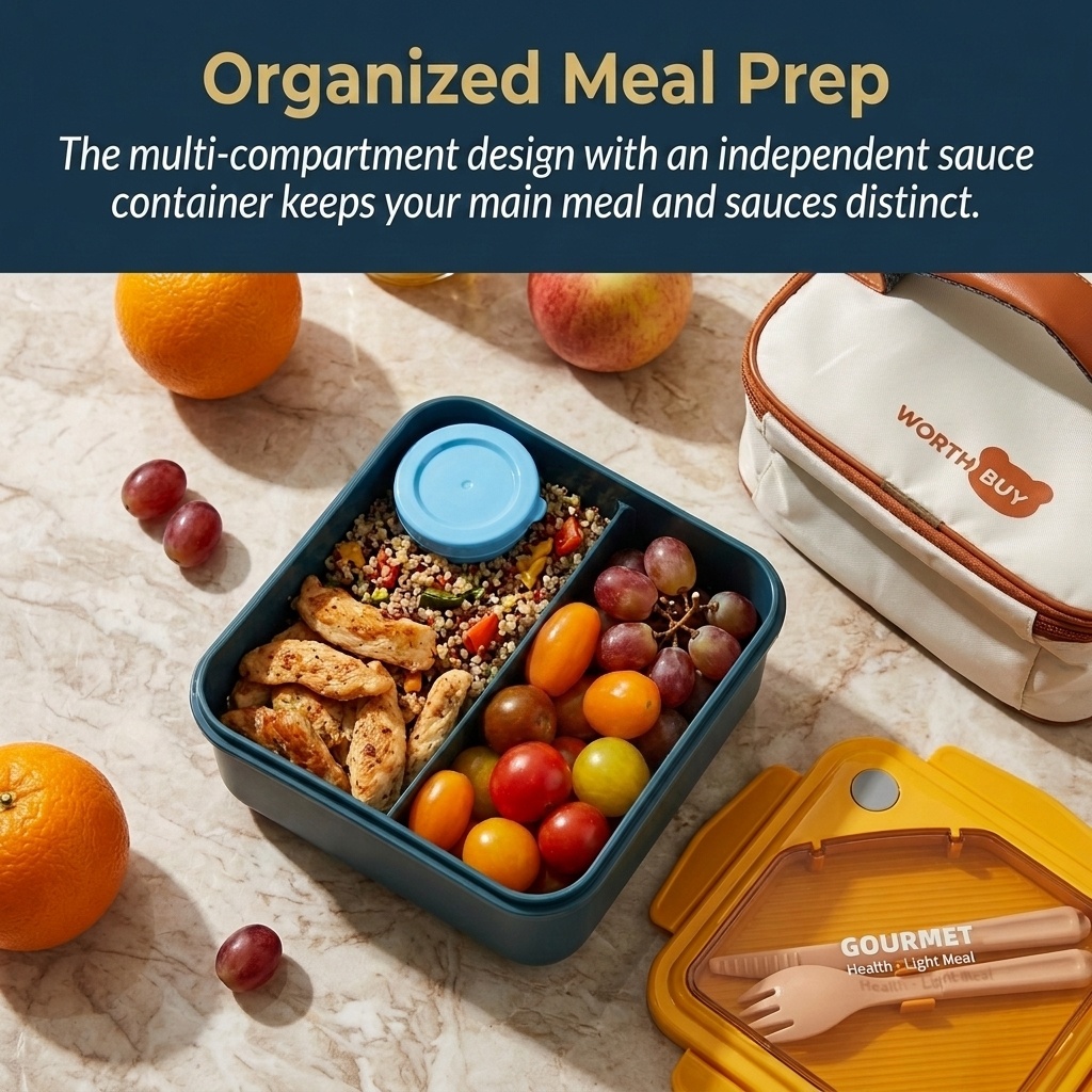 Microwavable Plastic Bento Lun - огляд і ціна Meal Prep Meal Ideas