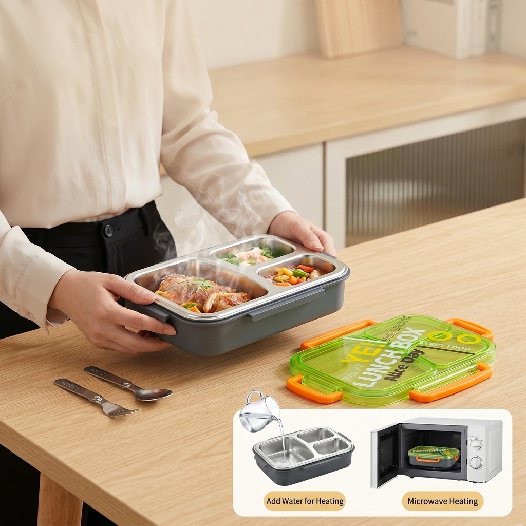 Microwavable 304 Stainless Ste - огляд і ціна Meal Prep Meal Ideas