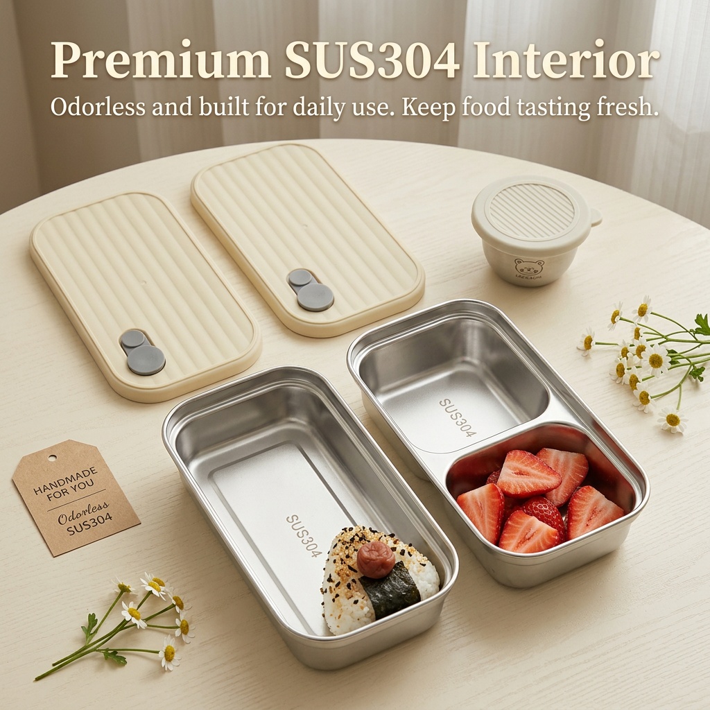 304 Stainless Steel Bento Box  - огляд і ціна Meal Prep Meal Ideas