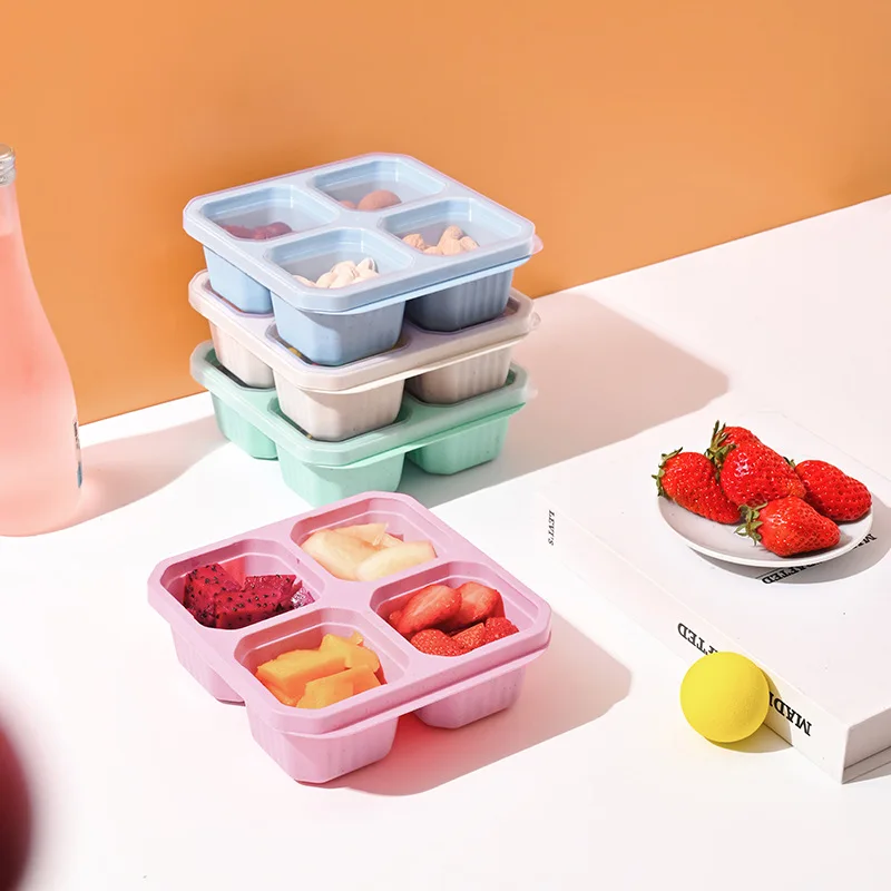 4 Grid Snack Box for Kids and  - огляд і ціна Meal Prep Meal Ideas